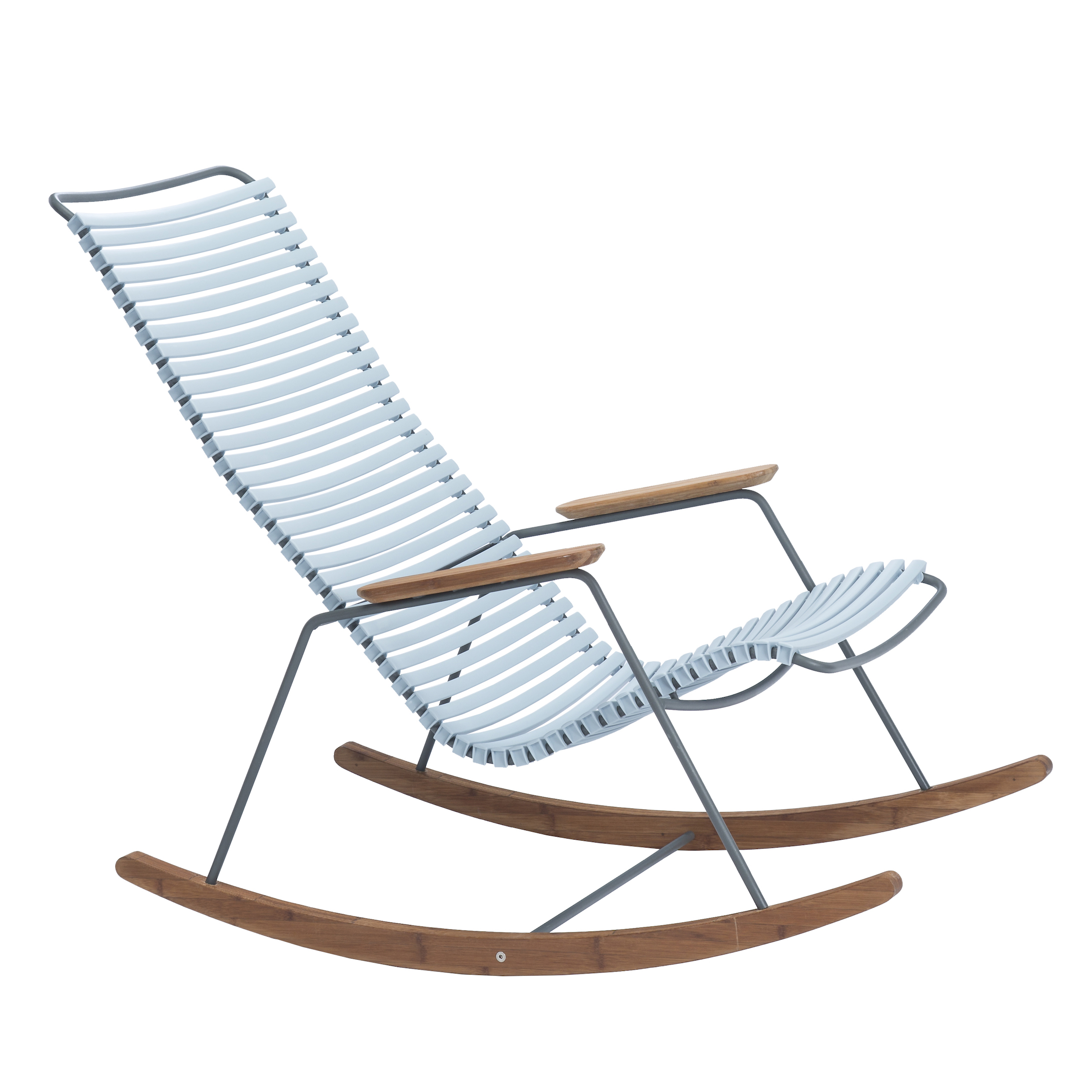 10804-8018 CLICK Rocking chair dusty light blue