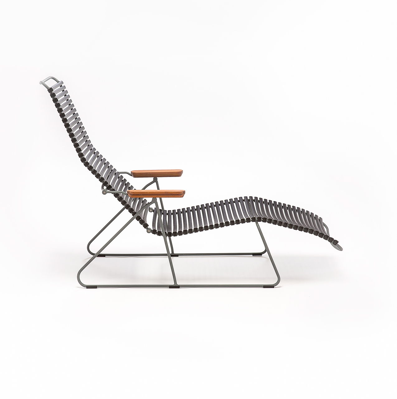 10810-2018 CLICK Sunlounger Black