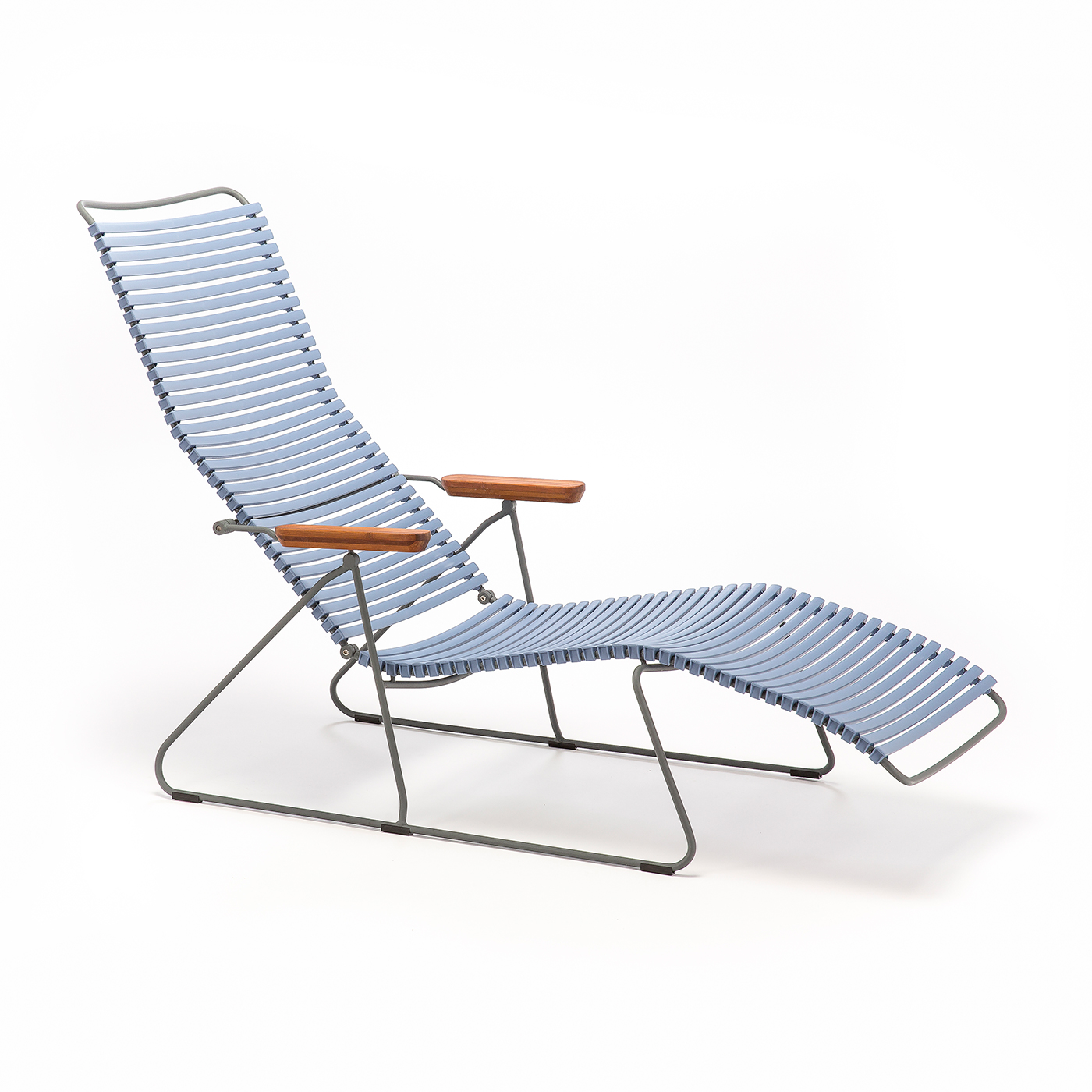 10810-8218 CLICK Sunlounger Pigeon blue
