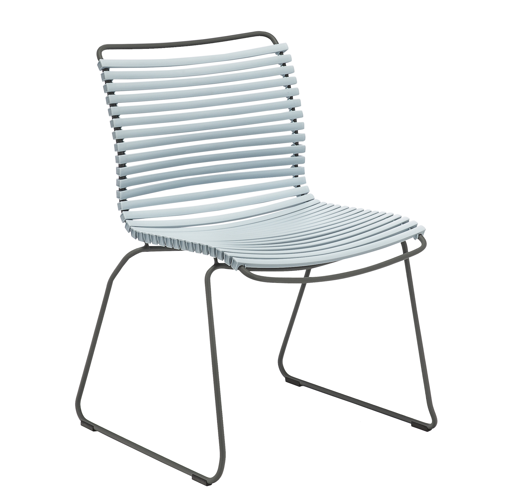 10814-8018 CLICK Dining No arm Dusty light blue